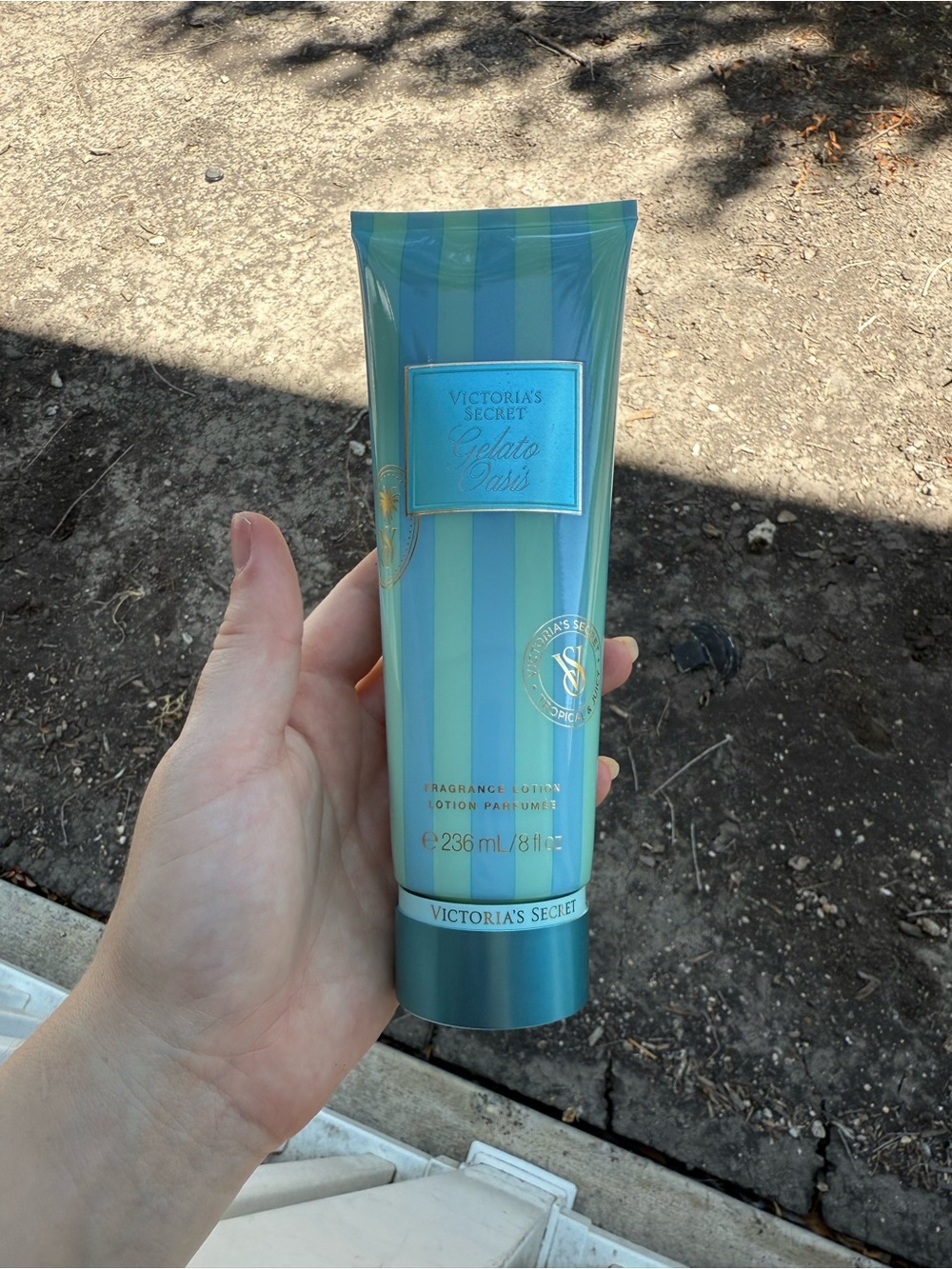 Victoria's Secret Gelato Paris Fragrance Lotion - Teal & Aqua